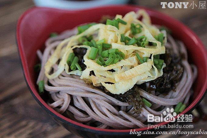 高温天气里我们最想吃的一碗荞麦凉面------面条感悟