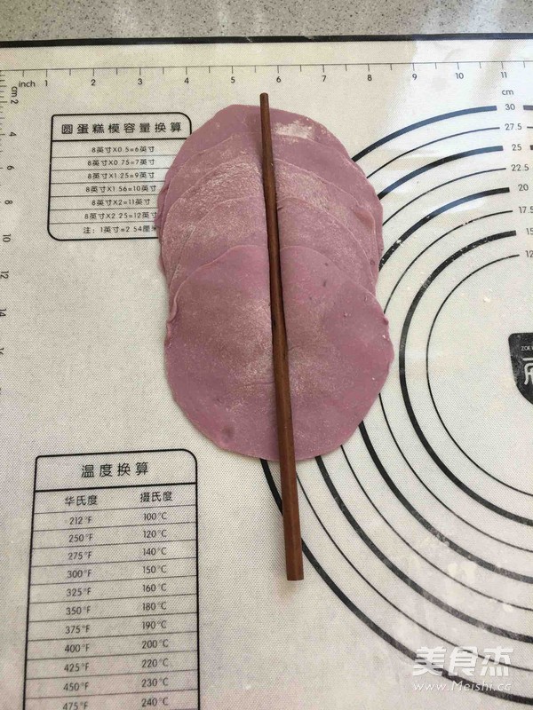 紫薯玫瑰花馒头