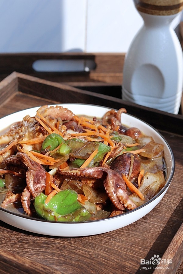 酱爆八爪鱼的做法