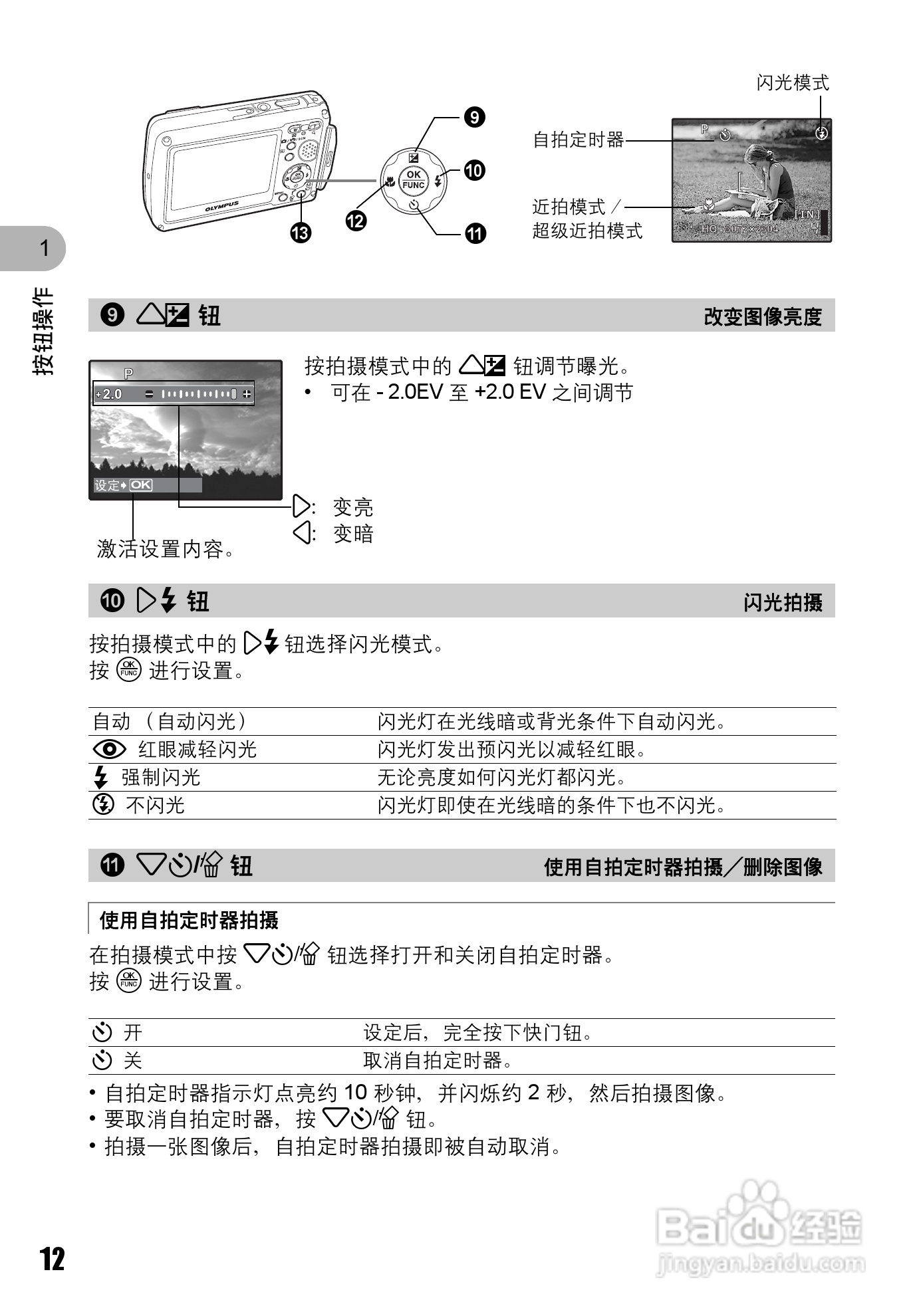 奥林巴斯 stylus 725W数码相机说明书:[2]