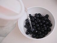 蓝莓汁的做法