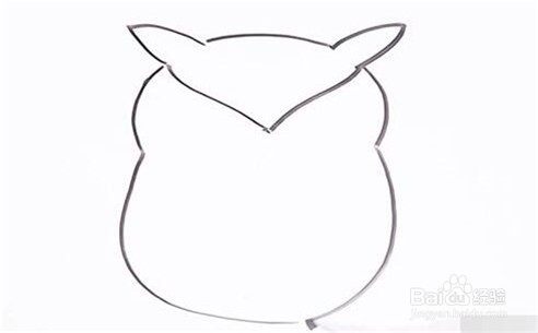 伴儿成长简笔画系列-怎样画猫头鹰简笔画
