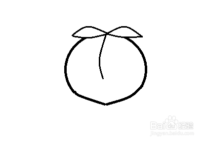 简笔画-桃子的简笔画如何画