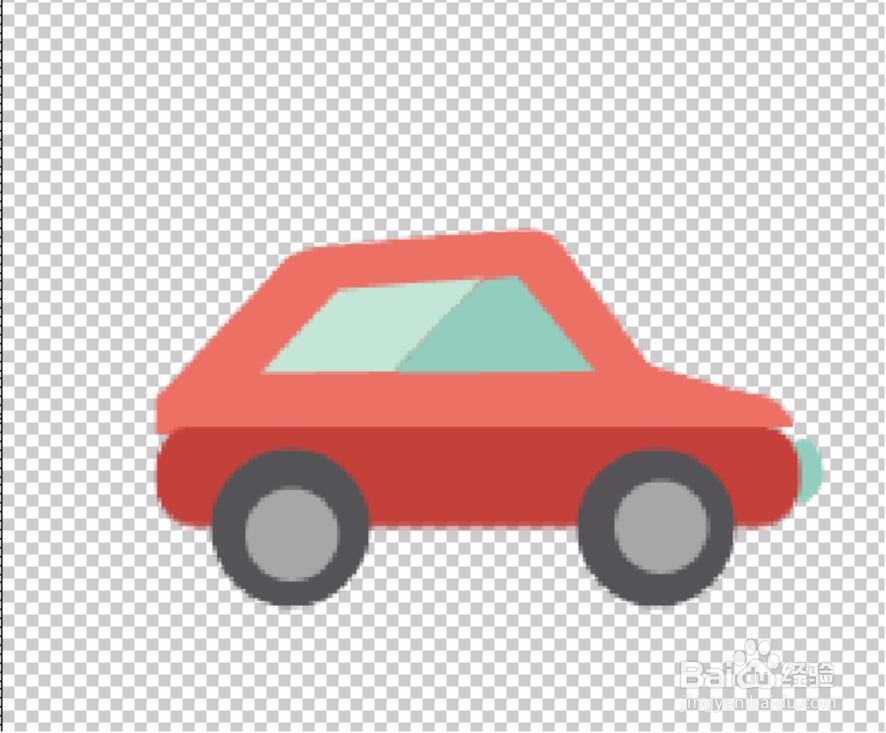 矢量小轿车绘制