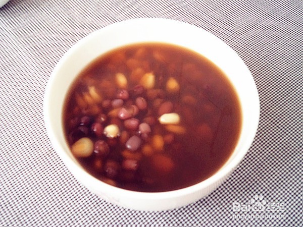 莲藕红豆汤的做法