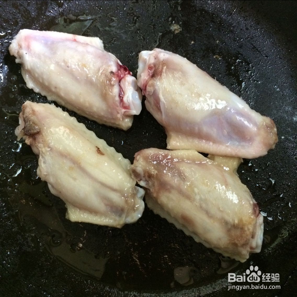 无油煎鸡翅的做法