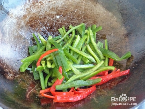 美味青椒白肉丝