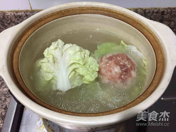 清炖狮子头的做法