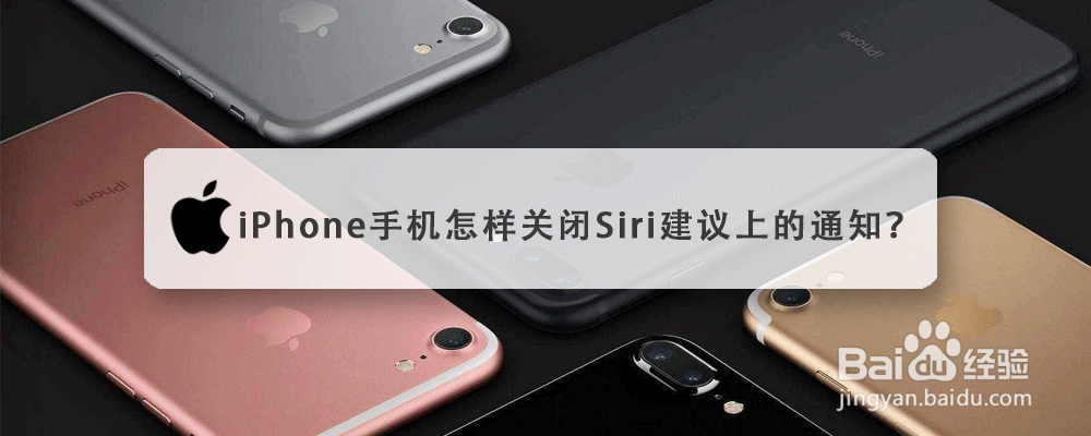iPhone手机怎样关闭Siri建议上的通知