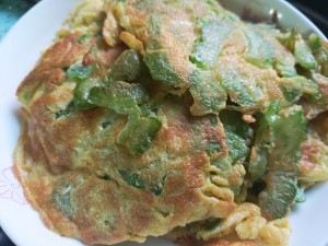 苦瓜煎蛋美味菜