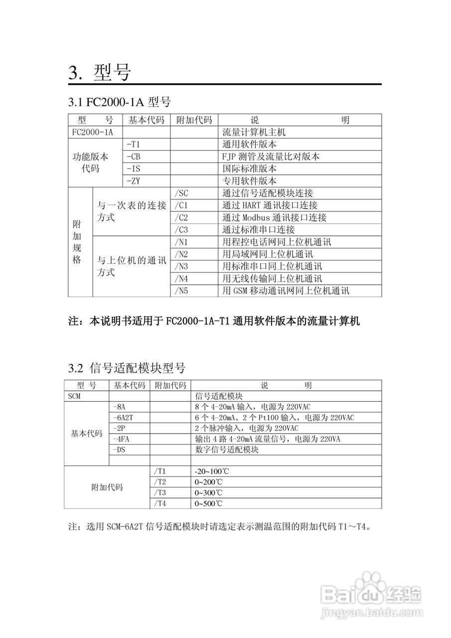 博思达FC2000-1A流量计算机使用说明书:[2]