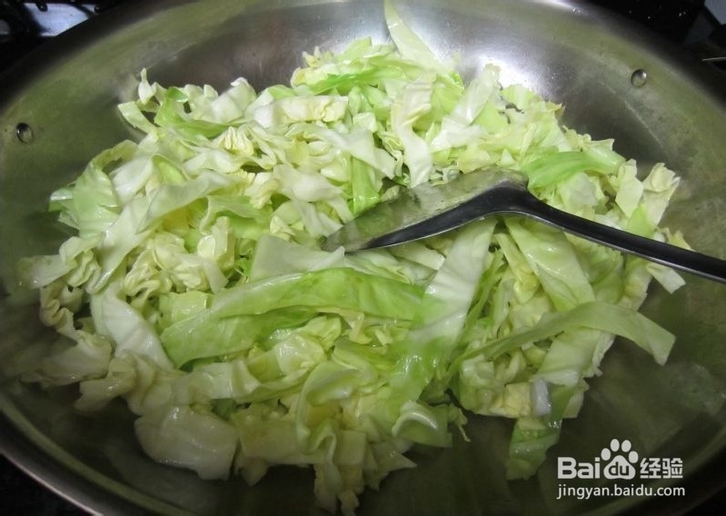 减肥食谱之蔬菜篇：[2]虾米卷心菜