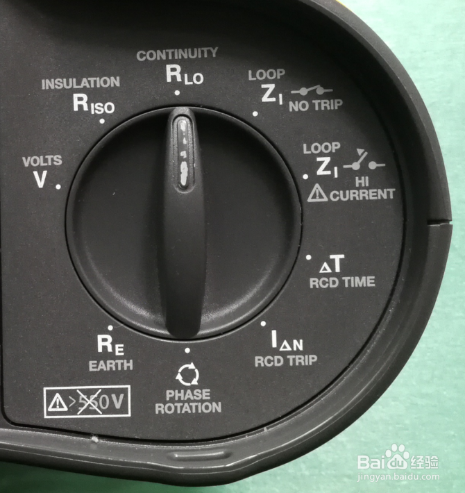 F166X电气安装测试仪的使用 (4、通断测试)