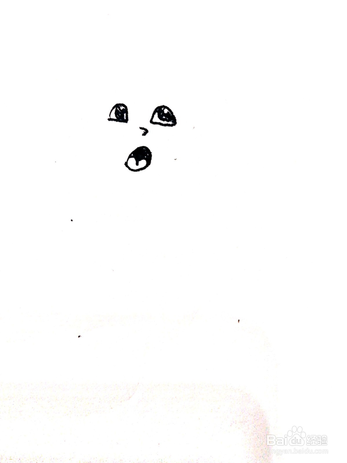 呐喊的女孩线描画怎么画