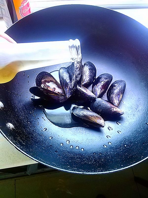 酒香柠檬烤青口