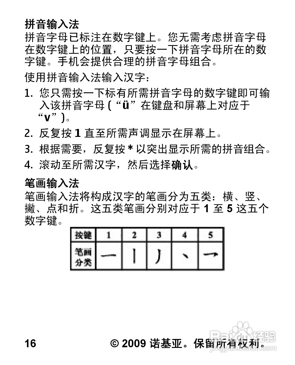 诺基亚5030手机使用说明书:[2]