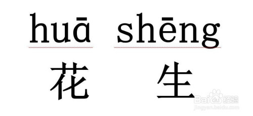 花生的拼音怎麼拼寫