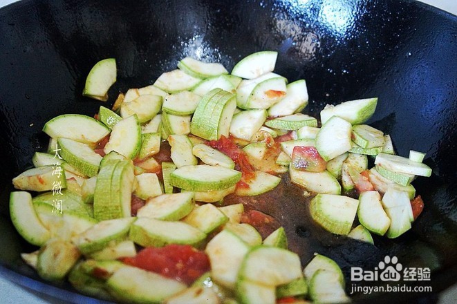 番茄炒西葫芦的烹饪方法