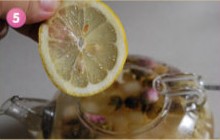 菊花玫瑰花果茶
