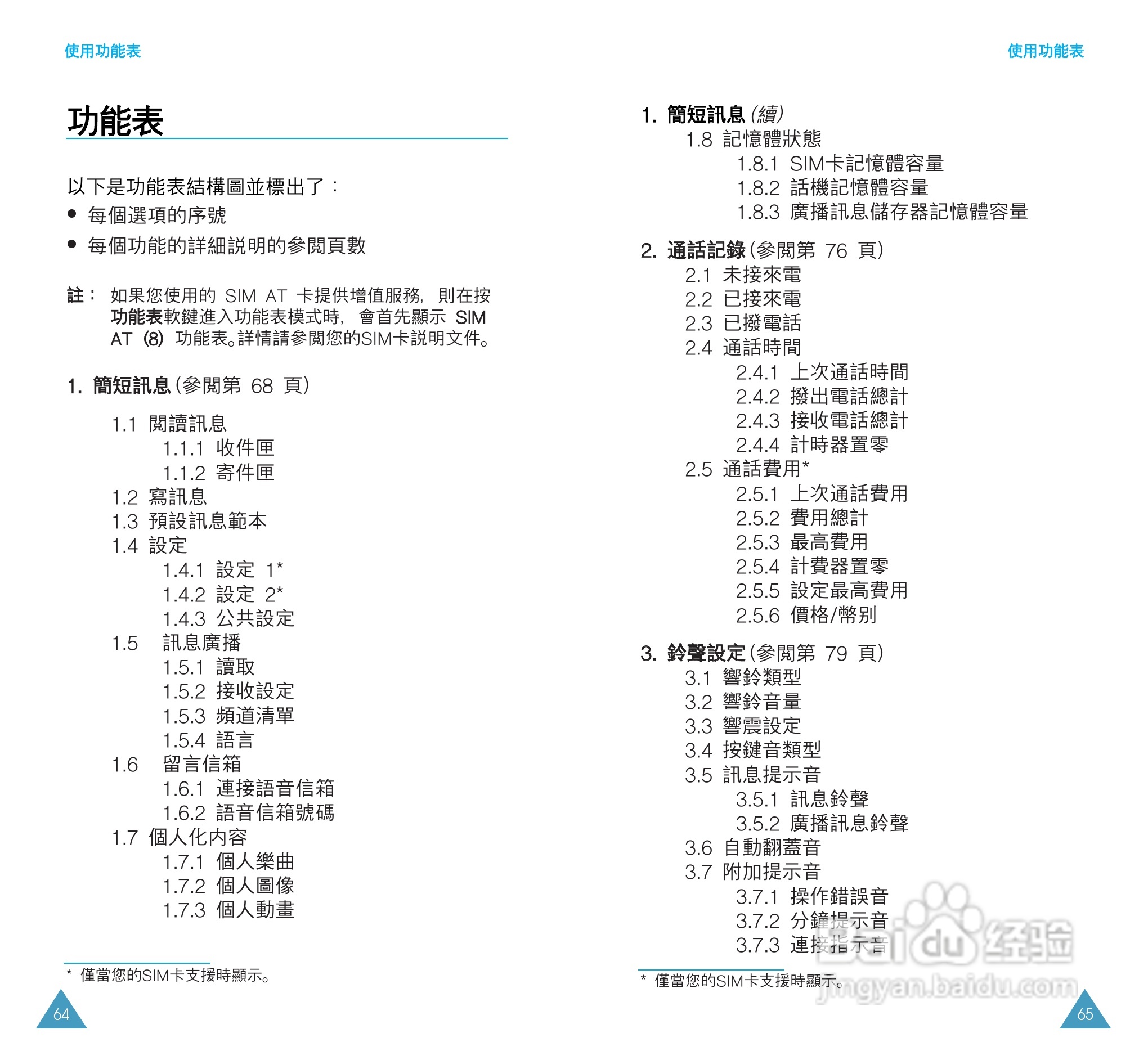三星SGH-T208手机使用说明书:[4]