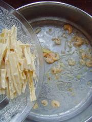 教你做腐竹海米烧芥蓝