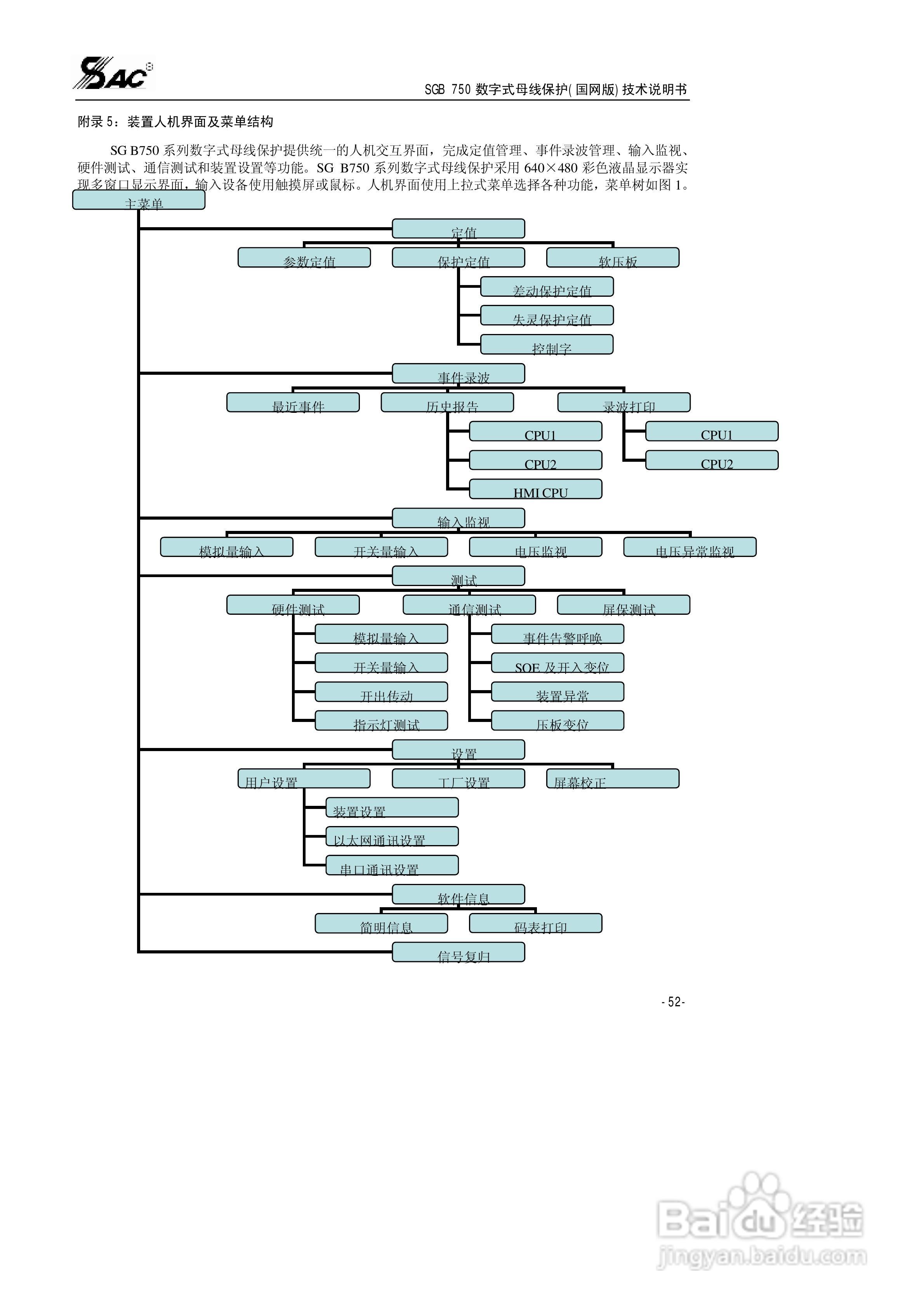 SGB750数字式母线保护使用说明书:[6]