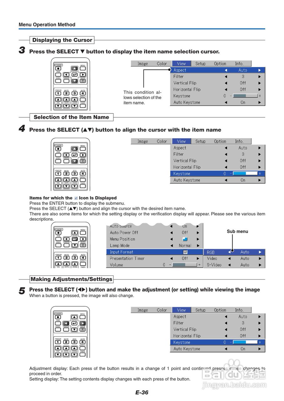 PLUS V-339投影机使用说明书:[4]