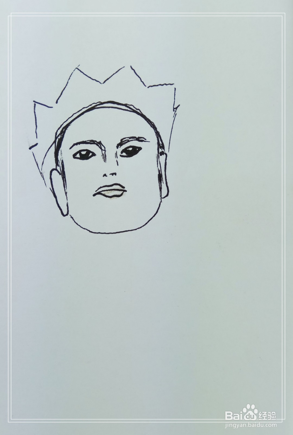 怎样画钢笔画唐僧