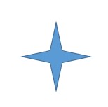 Word如何让插入的十字星内部没有填充颜色
