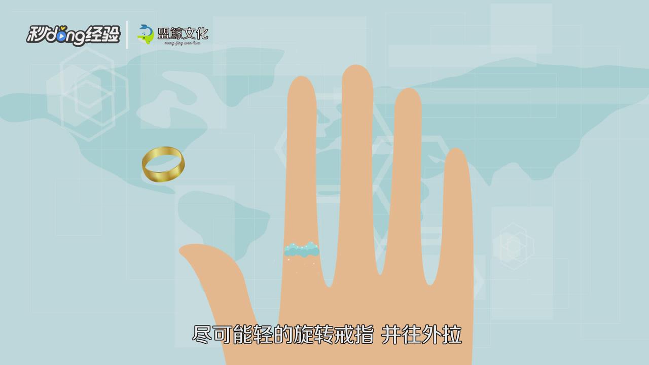 戒指取不下来怎么办