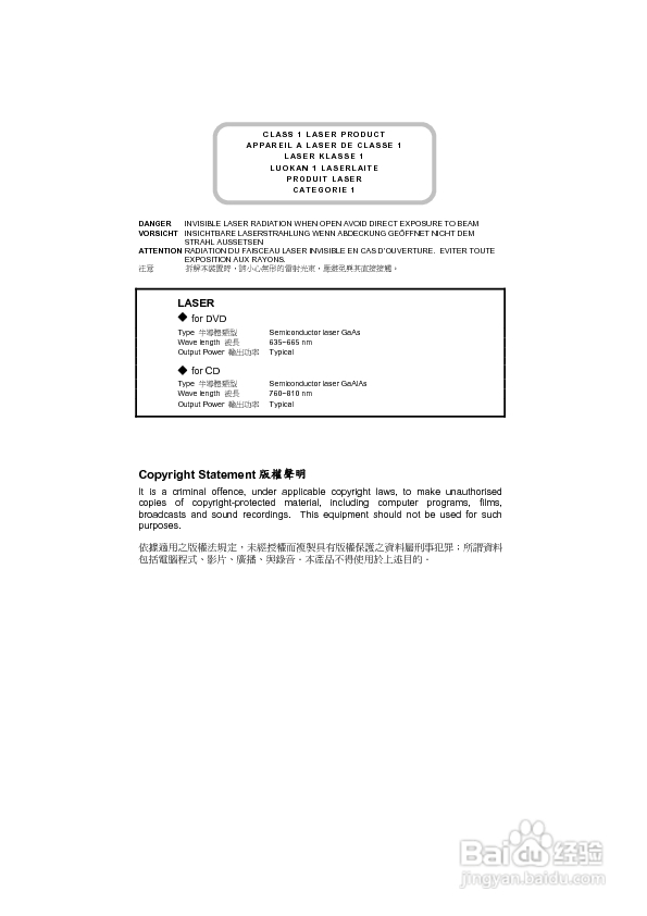 16XDVD-ROMDRIVE 数位多功能光碟机使用手册