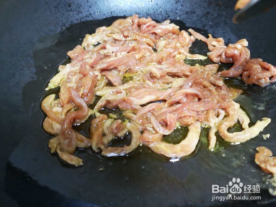 一学就会的蒜苔肉丝