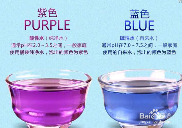 黑枸杞轻松鉴别水的酸碱性