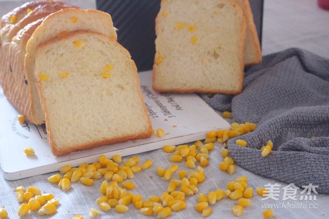 玉米吐司的做法