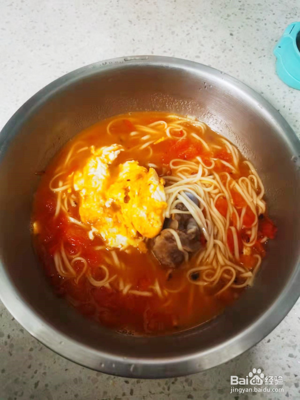 西红柿鸡蛋面的做法