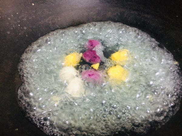 自制Q弹三色芋圆