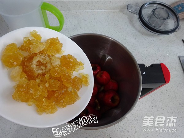 零添加自制山楂果茶