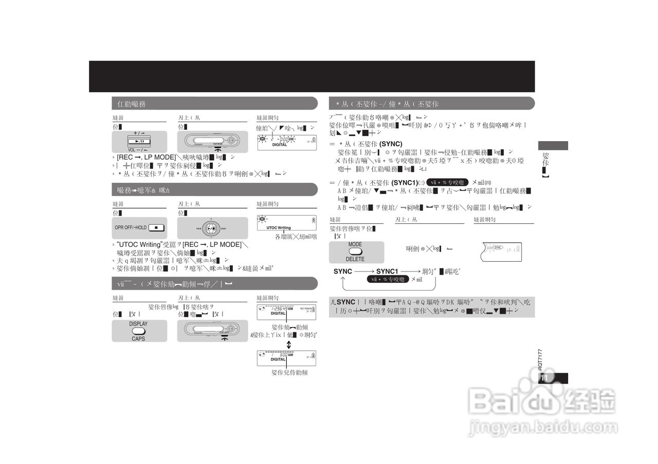 松下 SJ-MR240 MP3说明书:[2]