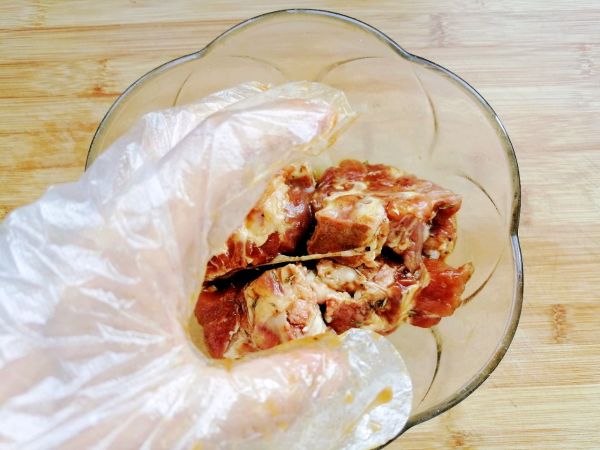 黑椒时蔬烤龙骨