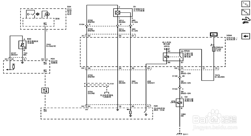 排除自动空调系诊断与统故障方法