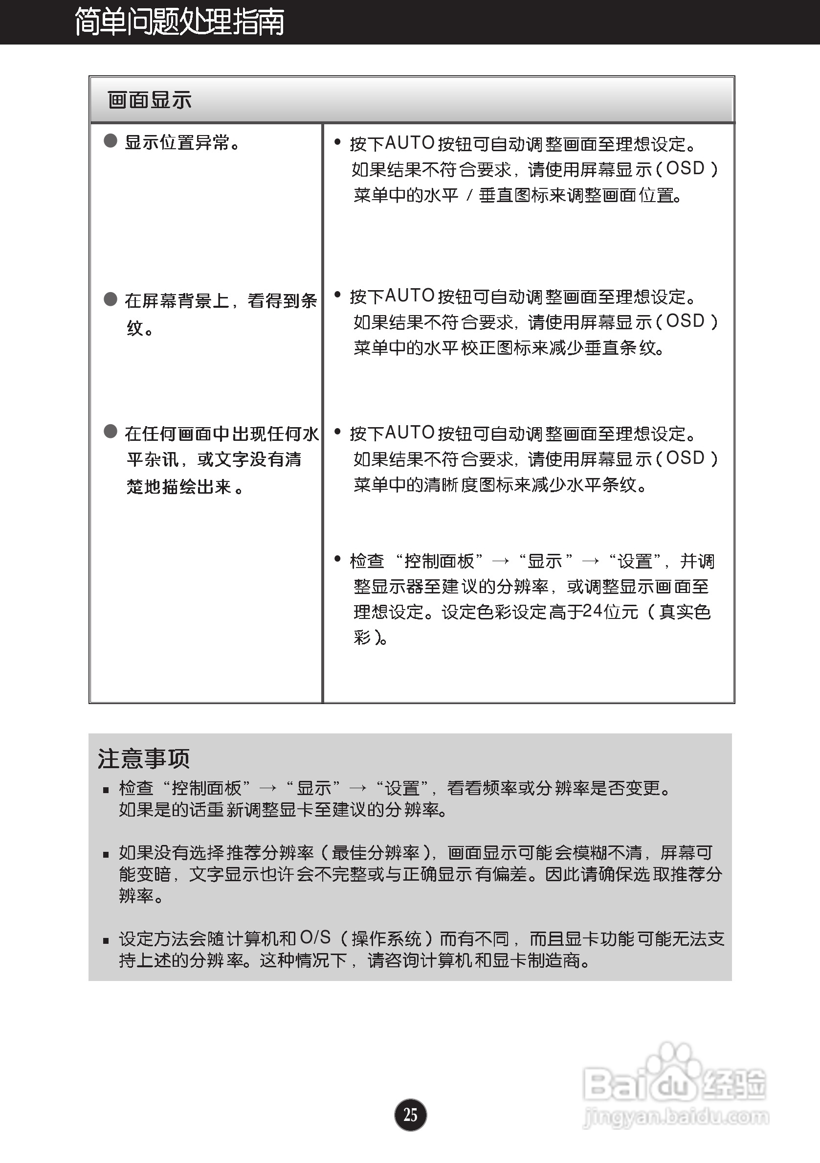 LG E2050T液晶显示器使用说明书:[3]