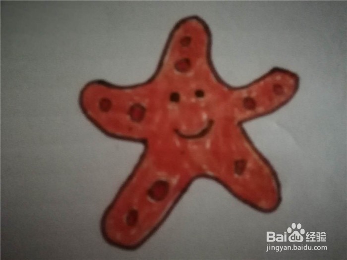 怎么样用简笔画画海星