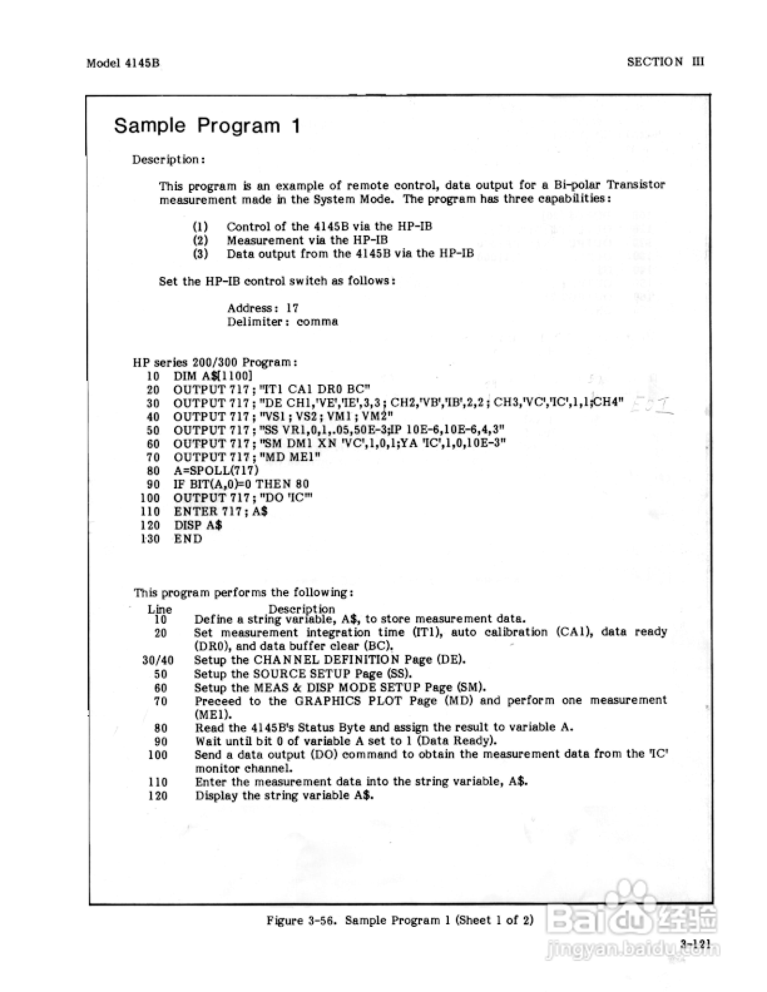 HP 4145B仪器用户使用手册:[16]