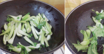 油菜西红柿炒面