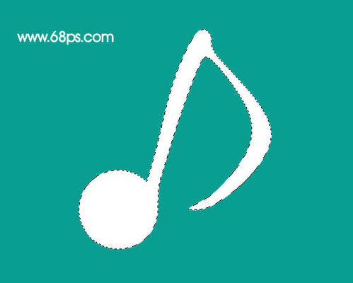 Photoshop鼠绘教程:半透明音乐符号标志