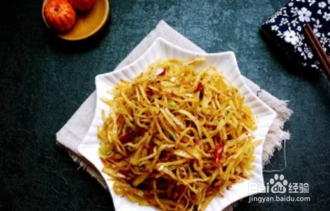 制作干煸土豆丝