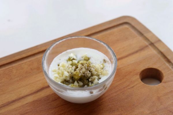 酸奶酱狭鳕鱼三明治