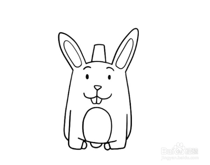 如何画卡通兔子的简笔画？