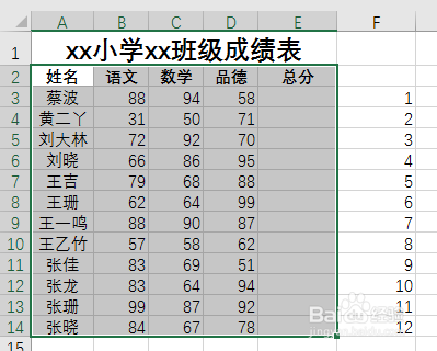 Excel表格数据排序的方法—Office 2016为例