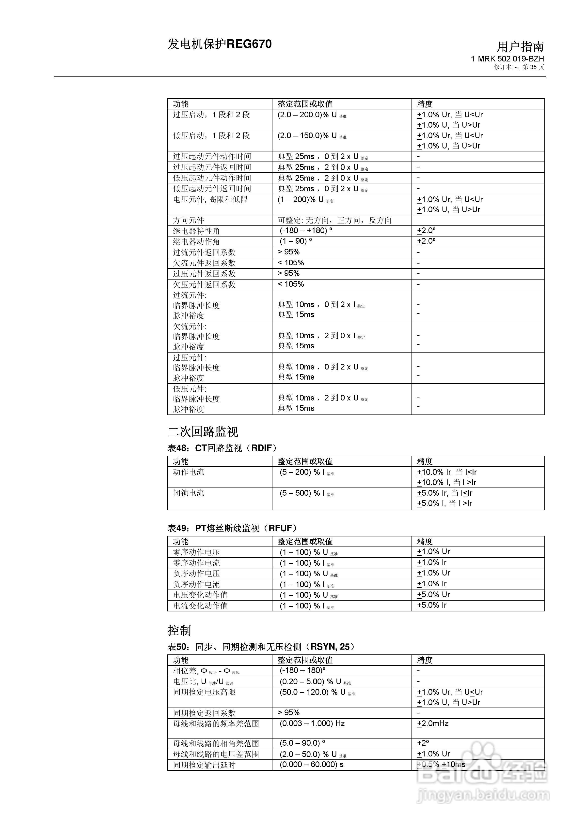 ABB REG670发电机保护说明书:[4]